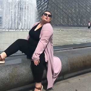 FOREVER 21 Mauve Duster Jacket (plus size)